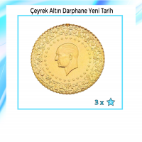 Çeyrek Altın Darphane Yeni Tarih