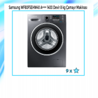 Samsung 1400 Devir 8 kg Çamaşır Makinası