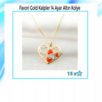 Favori Gold Kalpler 14 Ayar Altın Kolye