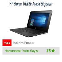 HP Stream x360 Intel Celeron N3050  İkisi Bir Arada Bilgisayar